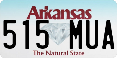 AR license plate 515MUA