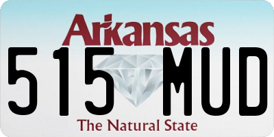AR license plate 515MUD