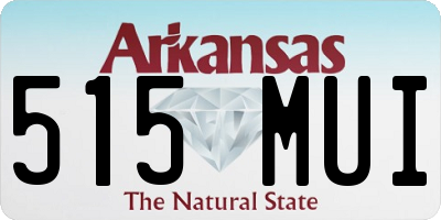 AR license plate 515MUI