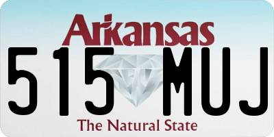 AR license plate 515MUJ