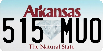 AR license plate 515MUO