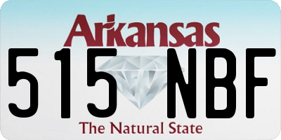 AR license plate 515NBF