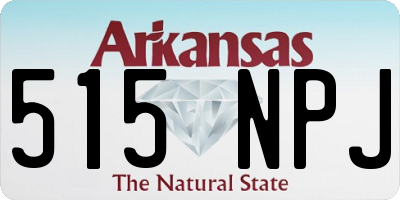 AR license plate 515NPJ