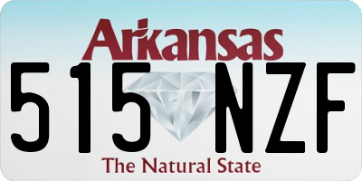 AR license plate 515NZF