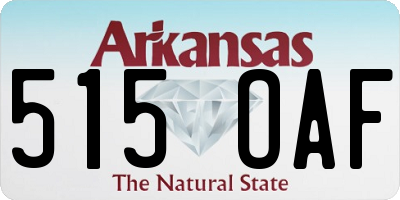 AR license plate 515OAF