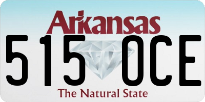 AR license plate 515OCE