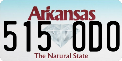 AR license plate 515ODO
