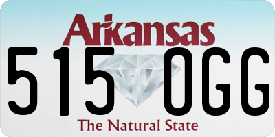 AR license plate 515OGG