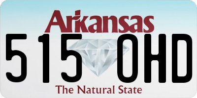 AR license plate 515OHD