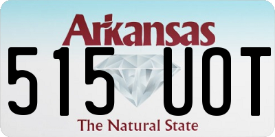 AR license plate 515UOT