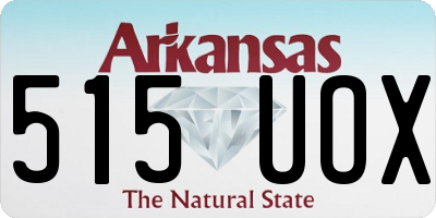 AR license plate 515UOX