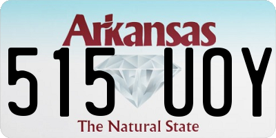 AR license plate 515UOY