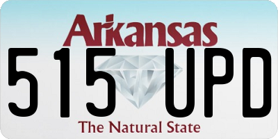 AR license plate 515UPD