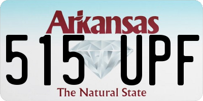 AR license plate 515UPF