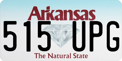 AR license plate 515UPG
