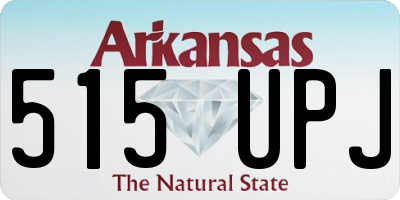AR license plate 515UPJ