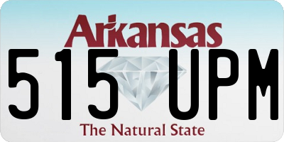 AR license plate 515UPM