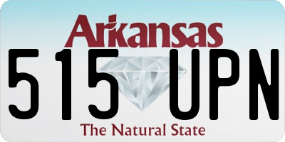 AR license plate 515UPN