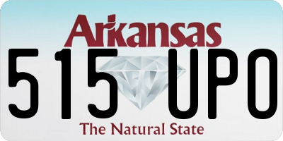 AR license plate 515UPO