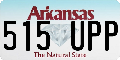 AR license plate 515UPP