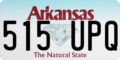AR license plate 515UPQ