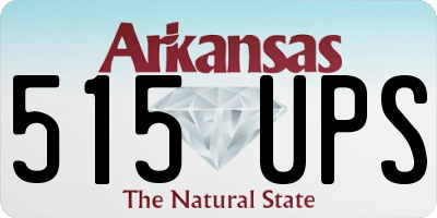 AR license plate 515UPS