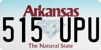 AR license plate 515UPU