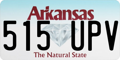 AR license plate 515UPV