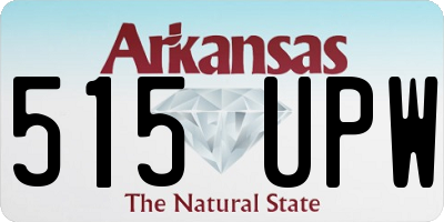 AR license plate 515UPW