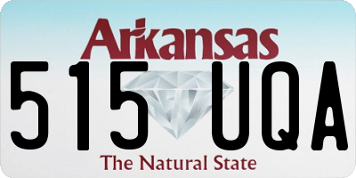 AR license plate 515UQA