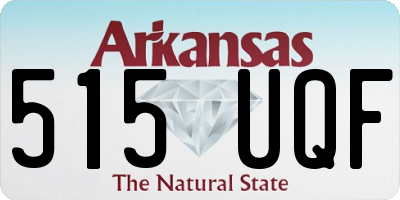 AR license plate 515UQF