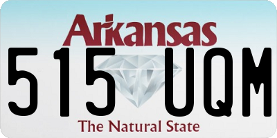 AR license plate 515UQM