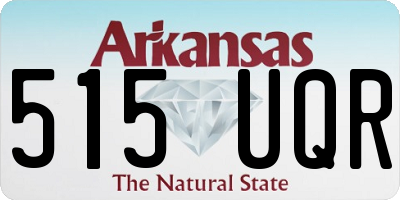 AR license plate 515UQR