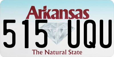 AR license plate 515UQU