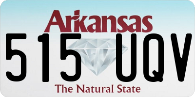 AR license plate 515UQV