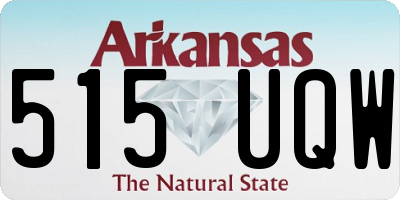 AR license plate 515UQW