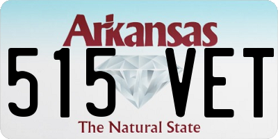 AR license plate 515VET
