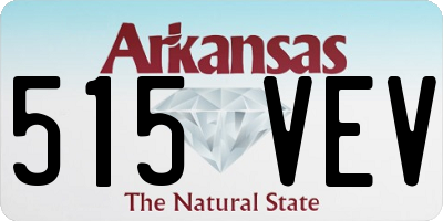 AR license plate 515VEV