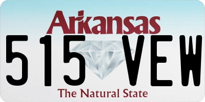 AR license plate 515VEW
