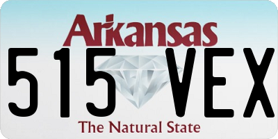 AR license plate 515VEX
