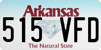 AR license plate 515VFD