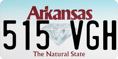 AR license plate 515VGH