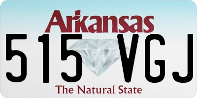 AR license plate 515VGJ