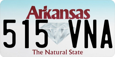 AR license plate 515VNA