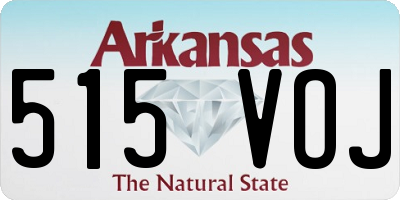 AR license plate 515VOJ