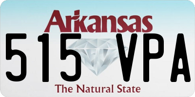 AR license plate 515VPA