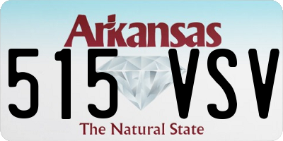 AR license plate 515VSV