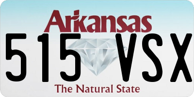 AR license plate 515VSX
