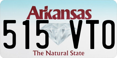 AR license plate 515VTO