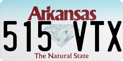 AR license plate 515VTX